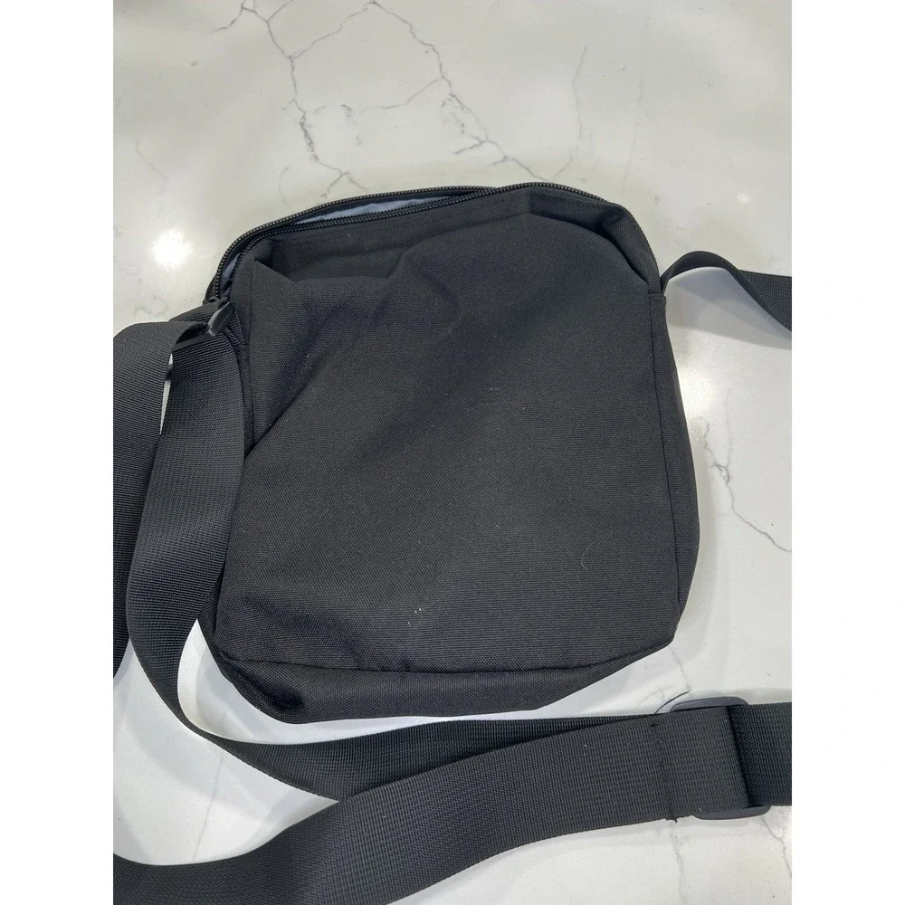 Boy Skateboard Headphones Music Shoulder Crossbody Nylon Black Sport Bag